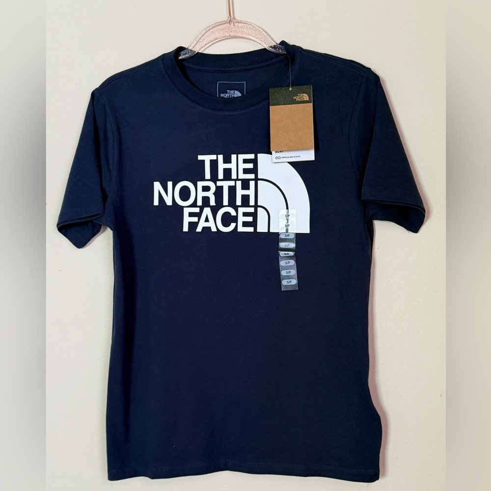 North Face T-Shirt Women’s Short Sleeve Half Dome Tee Navy Blue, Size . - Picture 1 of 3
